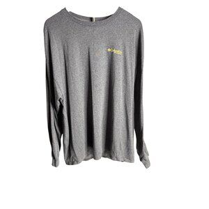 Columbia Men's PHG Hunting Long Sleeve Gray Tee Shirt XXL